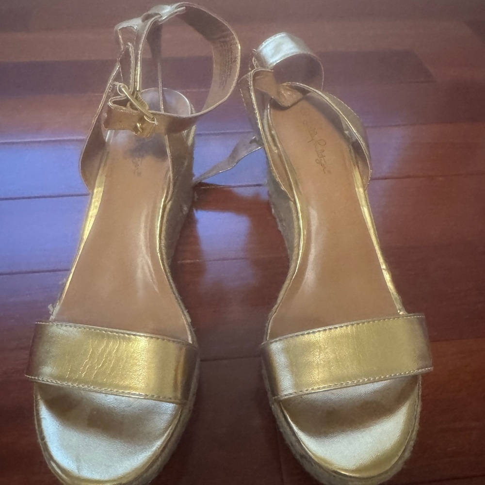 Lilly Pulitzer Gold Women's Sandals